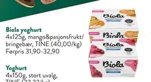 Jacobs Biola yoghurt tilbud