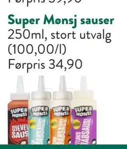 Jacobs Super Mønsj sauser tilbud