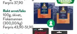 Jacobs Røkt ørret/laks tilbud