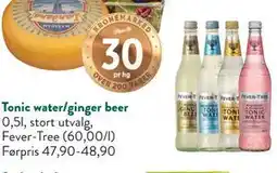 Jacobs Tonic water/ginger beer tilbud
