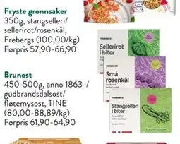 Jacobs Fryste grønnsaker tilbud