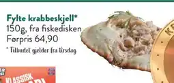 Jacobs Fylte krabbeskjell tilbud