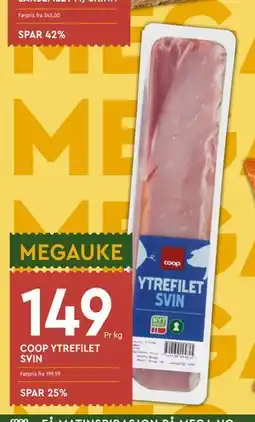 Coop Mega COOP YTREFILET SVIN tilbud