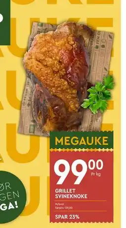 Coop Mega GRILLET SVINEKNOKE tilbud