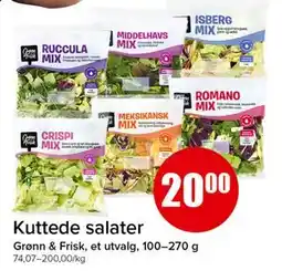 Spar Kuttede salater tilbud
