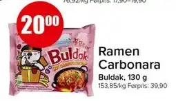 Spar Ramen Carbonara tilbud