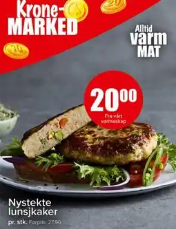 Spar Nystekte lunsjkaker tilbud