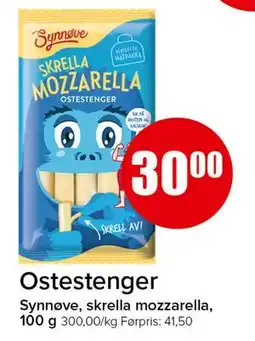 Spar Ostestenger tilbud