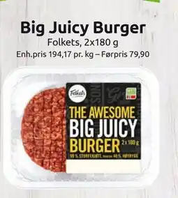 Joker Big Juicy Burger tilbud