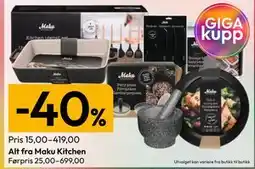 Gigaboks Alt fra Maku Kitchen tilbud