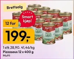 Gigaboks Pizzasaus 12 x 400 g tilbud
