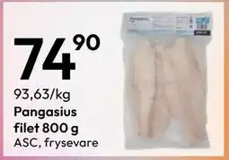 Gigaboks Pangasius filet 800 g tilbud