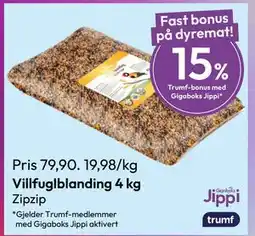 Gigaboks Villfuglblanding 4 kg tilbud