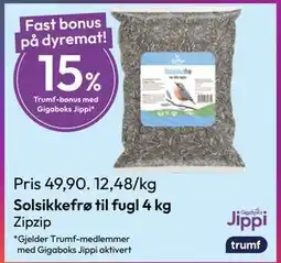 Gigaboks Solsikkefrø til fugl 4 kg tilbud
