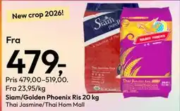 Gigaboks Siam/Golden Phoenix Ris 20 kg tilbud
