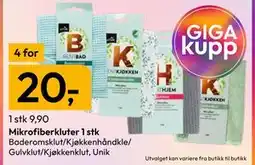 Gigaboks Mikrofiberkluter 1 stk tilbud