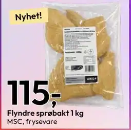 Gigaboks Flyndre sprøbakt 1 kg tilbud