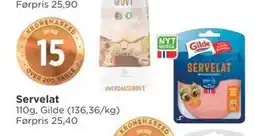 Meny Servelat tilbud