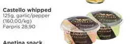Meny Castello whipped tilbud