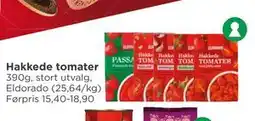 Meny Hakkede tomater tilbud