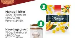 Meny Mango i biter tilbud