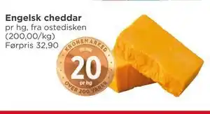 Meny Engelsk cheddar tilbud