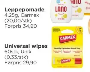 Meny Leppepomade tilbud