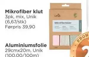 Meny Mikorfiber klut tilbud
