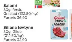 Meny Salami tilbud