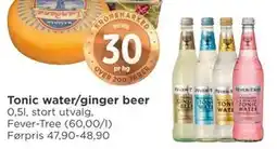 Meny Tonic water/ginger beer tilbud
