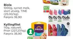 Meny Biola tilbud
