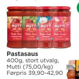 Meny Pastasaus tilbud