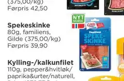 Meny Spekeskinke tilbud