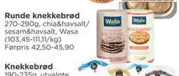 Meny Runde knekkebrød tilbud