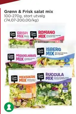 Meny Grønn & Frisk salat mix tilbud