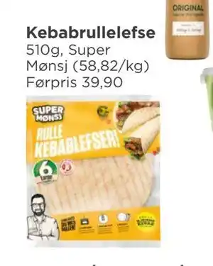 Meny Kebabrullelefse tilbud