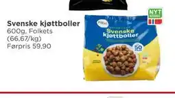 Meny Svenske kjøttboller tilbud