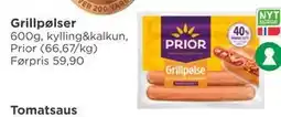 Meny Grillpølser tilbud