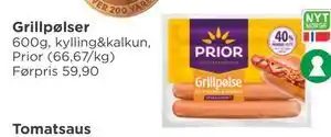 Meny Grillpølser tilbud
