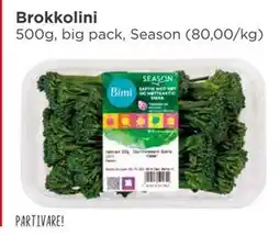 Meny Brokkolini tilbud