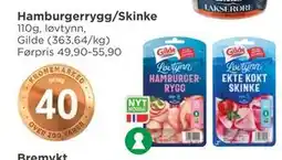 Meny Hamburgerrygg/Skinke tilbud