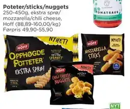 Meny Poteter/sticks/nuggets tilbud