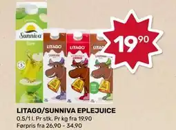 Matkroken LITAGO/SUNNIVA EPLEJUICE tilbud