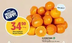 Matkroken KLEMENTINER, Medlemspris tilbud