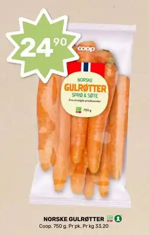 Matkroken NORSKE GULRØTTER tilbud
