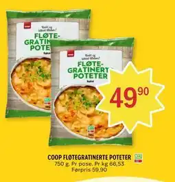 Coop Prix COOP FLØTEGRATINERTE POTETER tilbud