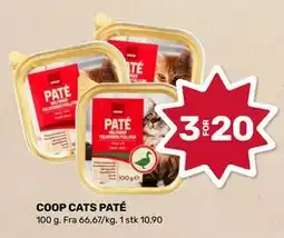 Matkroken COOP CATS PATÉ tilbud