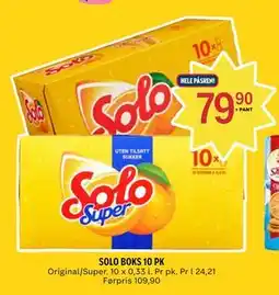 Coop Prix SOLO BOKS 10 PK tilbud
