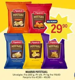 Coop Prix MAARUD POTETGULL tilbud