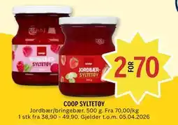 Coop Prix COOP SYLTETØY tilbud
